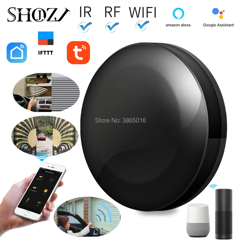 

Wifi IR RF Remote controller SMART LIFE app Universal remote control AC,TV box Voice Control via Alexa ,Google Home ,IOS,Android