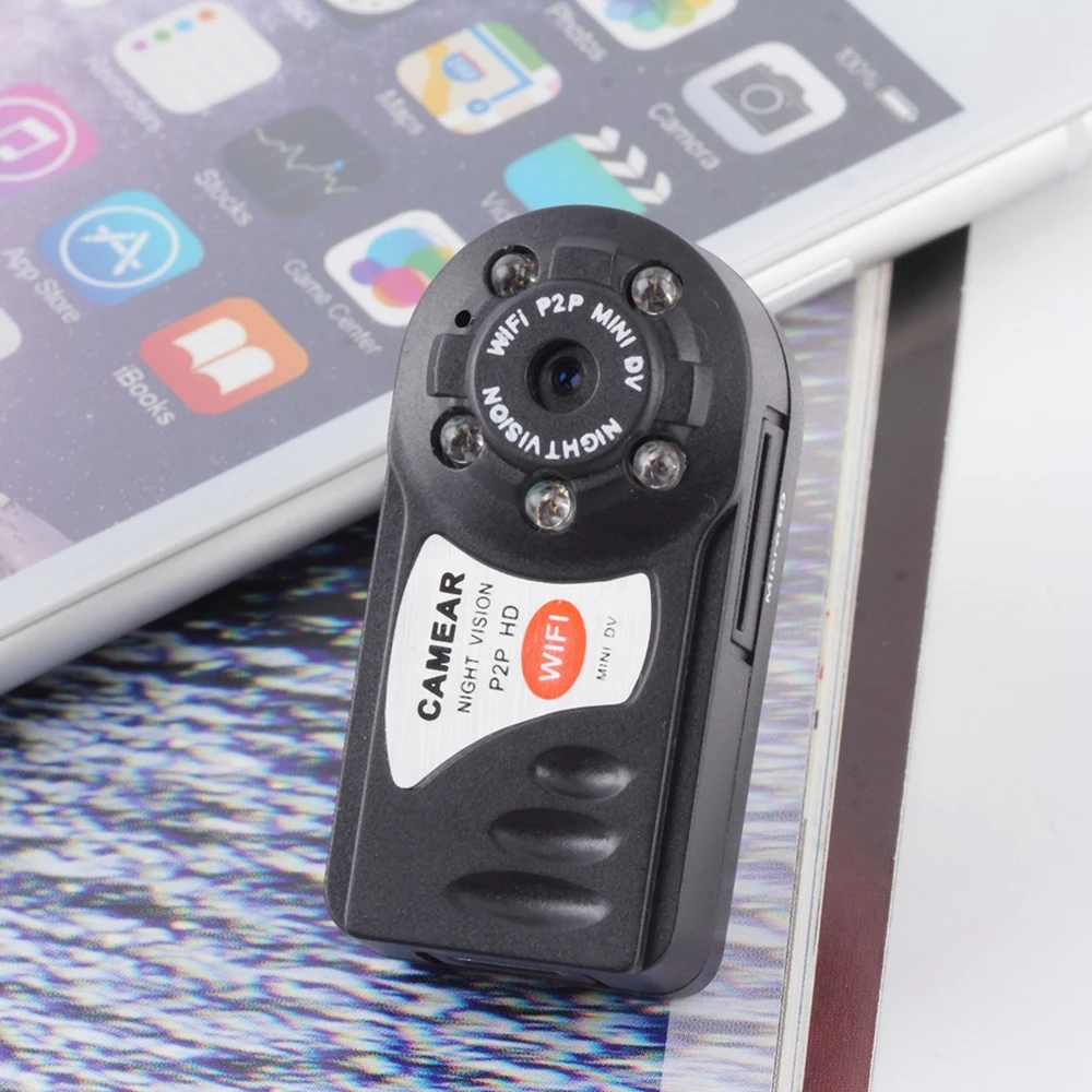 MLLSE Mini Q7 Беспроводная портативная Wi Fi P2P HD DVR камера видеорегистратор видеокамера