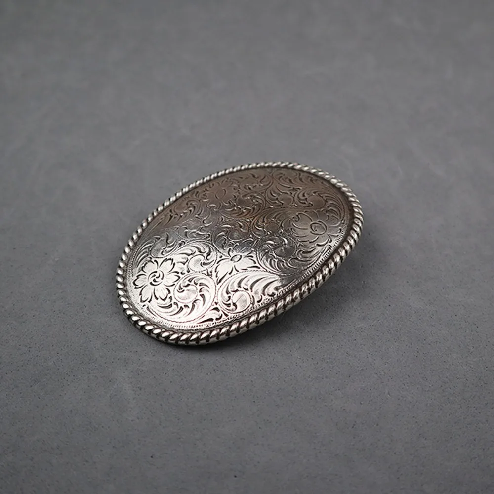 DIY кожевенное ремесло оборудование 1 1/2 ''(38 мм) Sheridan Karaqusa стиль пластины пряжки