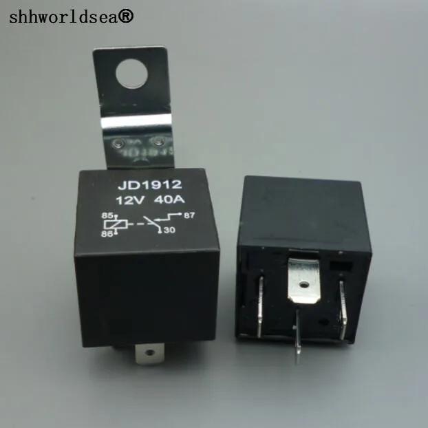Shhworldsea (12v40a4pin ) 4Pin 40A Водонепроницаемый автомобиля долгий срок службы