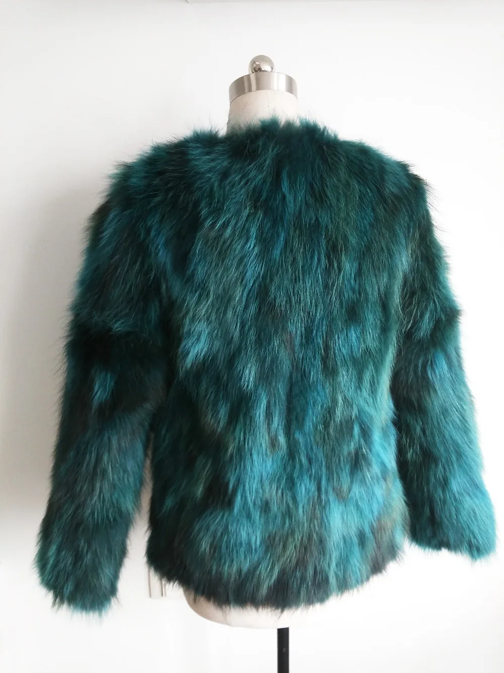 Новинка 2019 модное пальто из натурального меха енота на заказ большие размеры