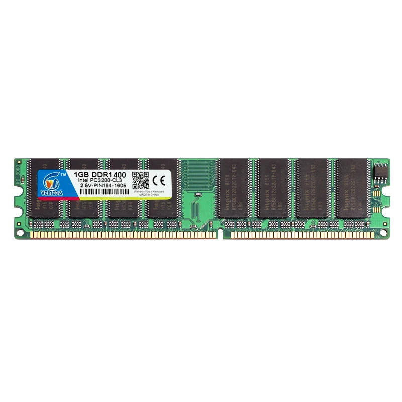 Материнская плата VEINEDA DDR1 1 ГБ ОЗУ ddr 400 PC3200 ddr400 для AMD Intel совместимая с 333 PC2700|ddr 400|ram
