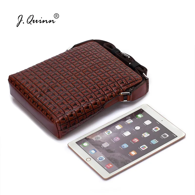 Сумка через плечо J.Quinn из коровьей кожи для мужчин и женщин Повседневная сумка