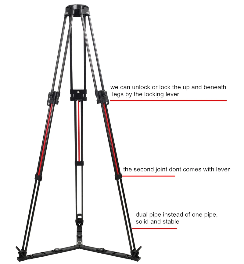 TERIS TRIX TX-V12T-PLUS-Q штатив из углеродного волокна для видеокамеры комплект с жидкой головкой 12 кг Быстрый замок Профессиональный штатив для пленочной камеры