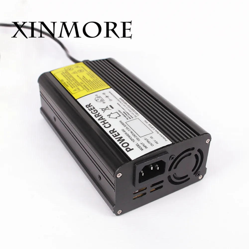 XINMORE 58 4 в блок питания 5A 4A 3A Lifepo4 литиевая батарея зарядное устройство для 48 В (51 2 в)