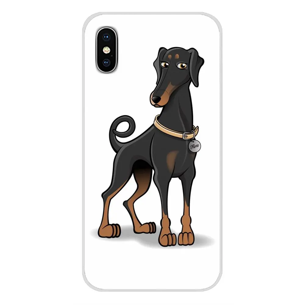 Прозрачный чехол из ТПУ для Samsung Galaxy S3 S4 S5 Mini S6 S7 Edge S8 S9 S10 Lite Plus Note 4 5 8 9 funny Dachshund