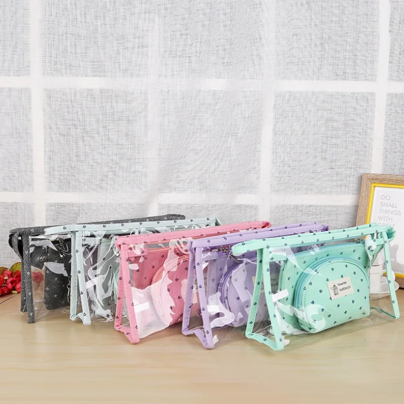 3 шт./компл. модная косметичка переносная сумка для хранения водонепроницаемый