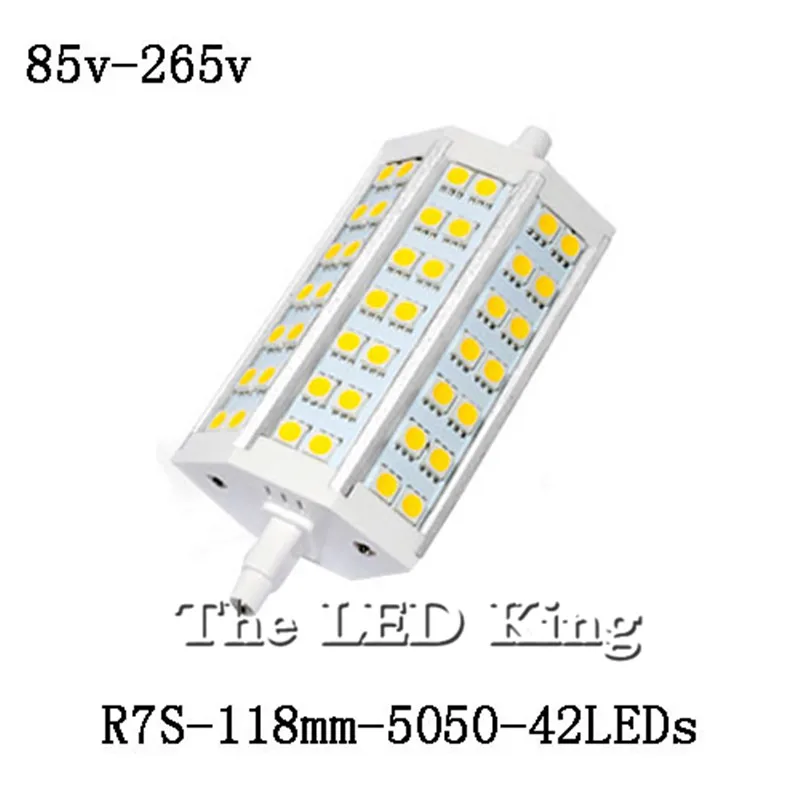 Светодиодная лампа R7S 5050 smd 78 мм/118 мм/138 мм/189 мм/12 Вт 20 25 30 лампочка прожектор в