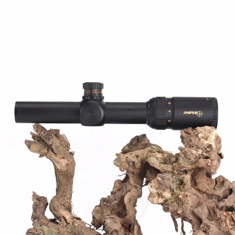 SNIPER NT 1-6X24 L охотничий прицел первое фокусное плоское стекло Mil Dot Сетка