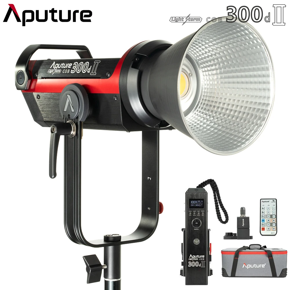 Aputure LS C300d II LED видео COB светильник 5500K дневсветильник свет Bowens Mount для улицы студии