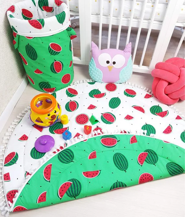 Арбуз стиль детские игровые коврики коврик для малышей Дети Ползания одеяло