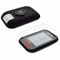 outdoor cycling silicone rubber protect black case lcd screen film protector for polar v650 gps accessories