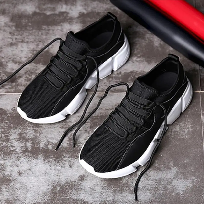2018 Лидер продаж спортивная обувь для мужчин на шнуровке Спортивные кроссовки