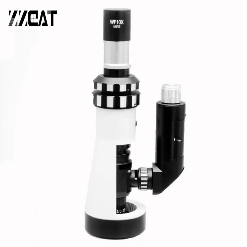 Handheld Metallurgic Microscope Accessories Portable Monocular Mini Microscope with Polarizer Lab Biology Microscope Instruments