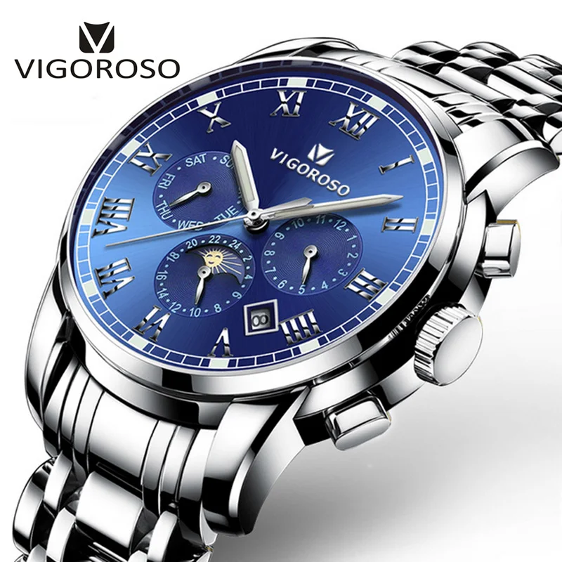 2017 аналоговые Мужские кварцевые часы роскошные брендовые Бизнес