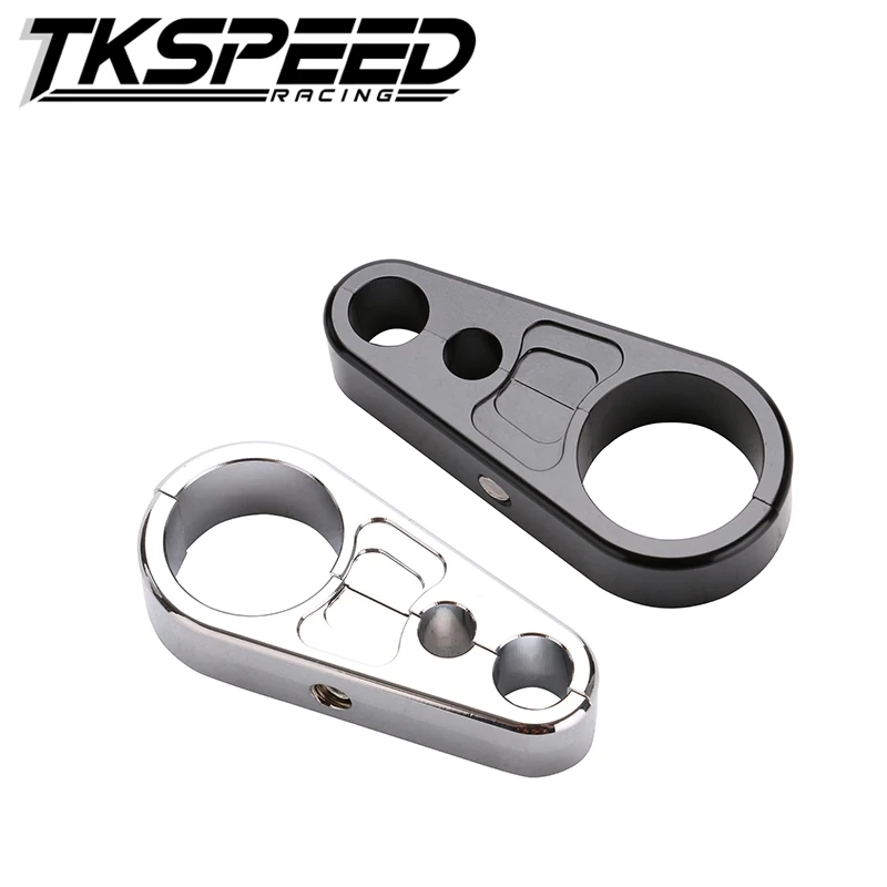 Black Silver Motorcycle Throttle Brake Clutch Cable Wire Clamp Clip Holder for Harley Davidson 25mm 1'' Handlebar | Автомобили и