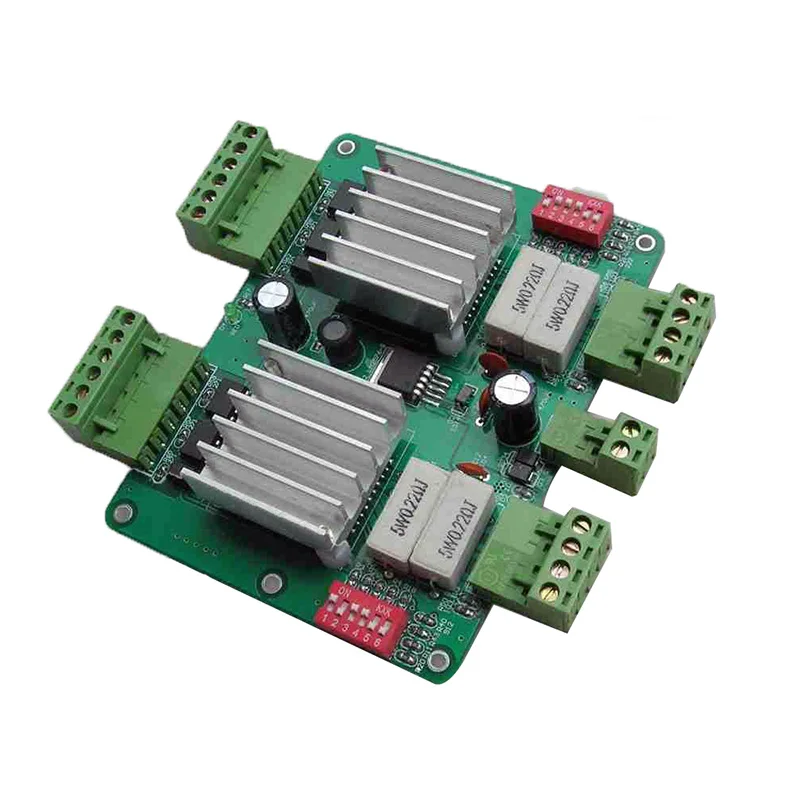 Бесплатная доставка Н Мост постоянного тока Шаговые двигатели Drive 42/57 две оси 3A