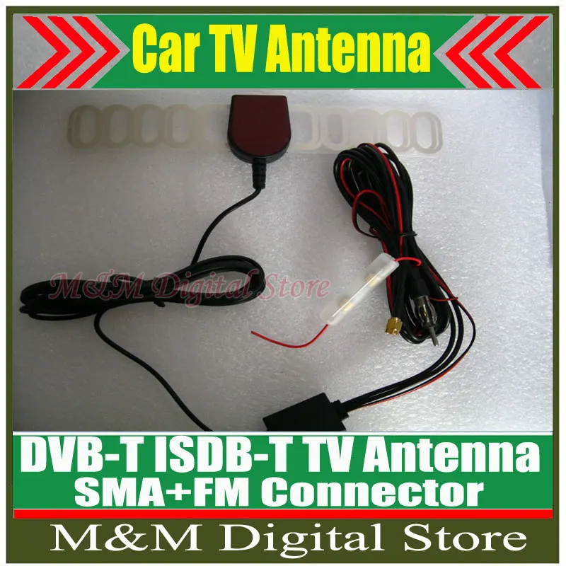 Автомобильный цифровой dvb t ISDB T Телевизионные антенны автомобиля 2 в 1 Booster антенна