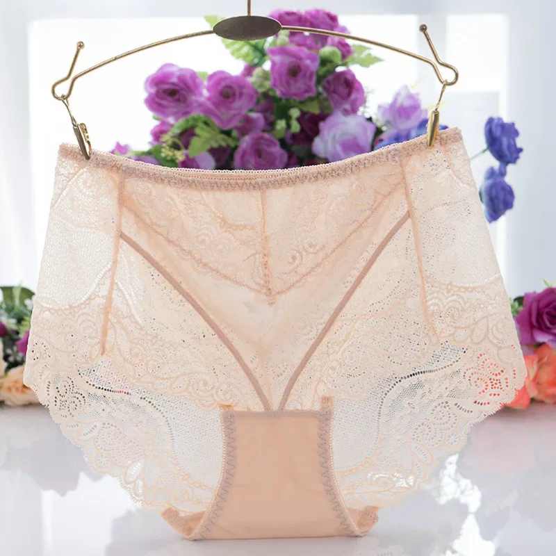 Женские Кружевные Трусики с высокой талией|woman briefs|underwear for womenlace panties |