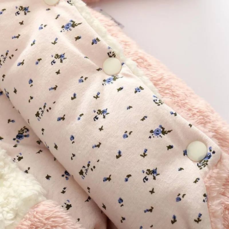 Зимняя одежда с капюшоном для малышей комбинезон новорожденных 100% крошечный