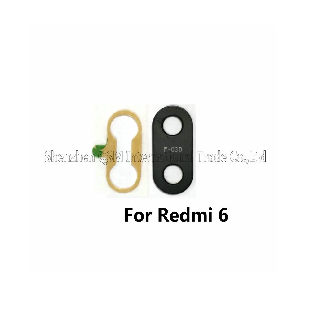 1 шт. новое стекло для задней камеры и клейкая наклейка для Xiao mi Red mi 6A/Red mi 6/6pro mi A2 Lite/7A/pro/Note 5/Note 5A