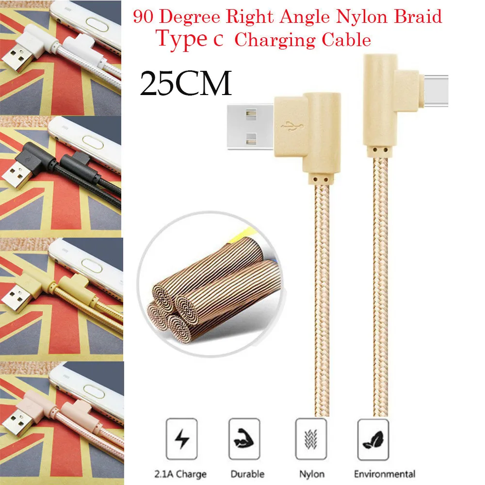 25 см Универсальный нейлоновый Плетеный Micro USB высокоскоростной Синхронизация