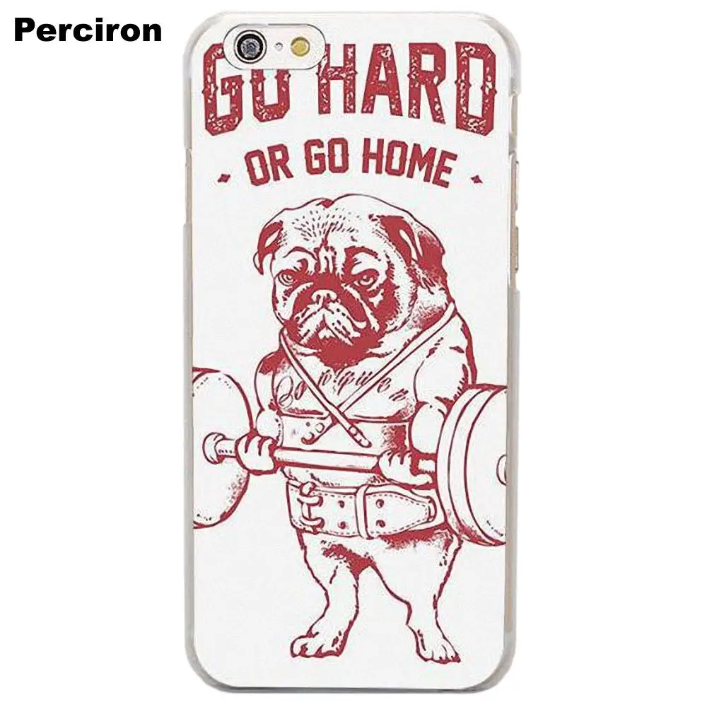 Perciron Go Hard Or Home Английский бульдог для HTC Desire 530 626 628 630 816 820 One A9 M7 M8 M9 M10 E9 Plus Moto G G2 G3 |