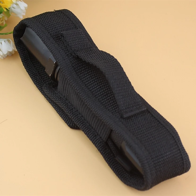 Тактический Мягкий нейлоновый чехол для фонарика с ремнем легкий портативный