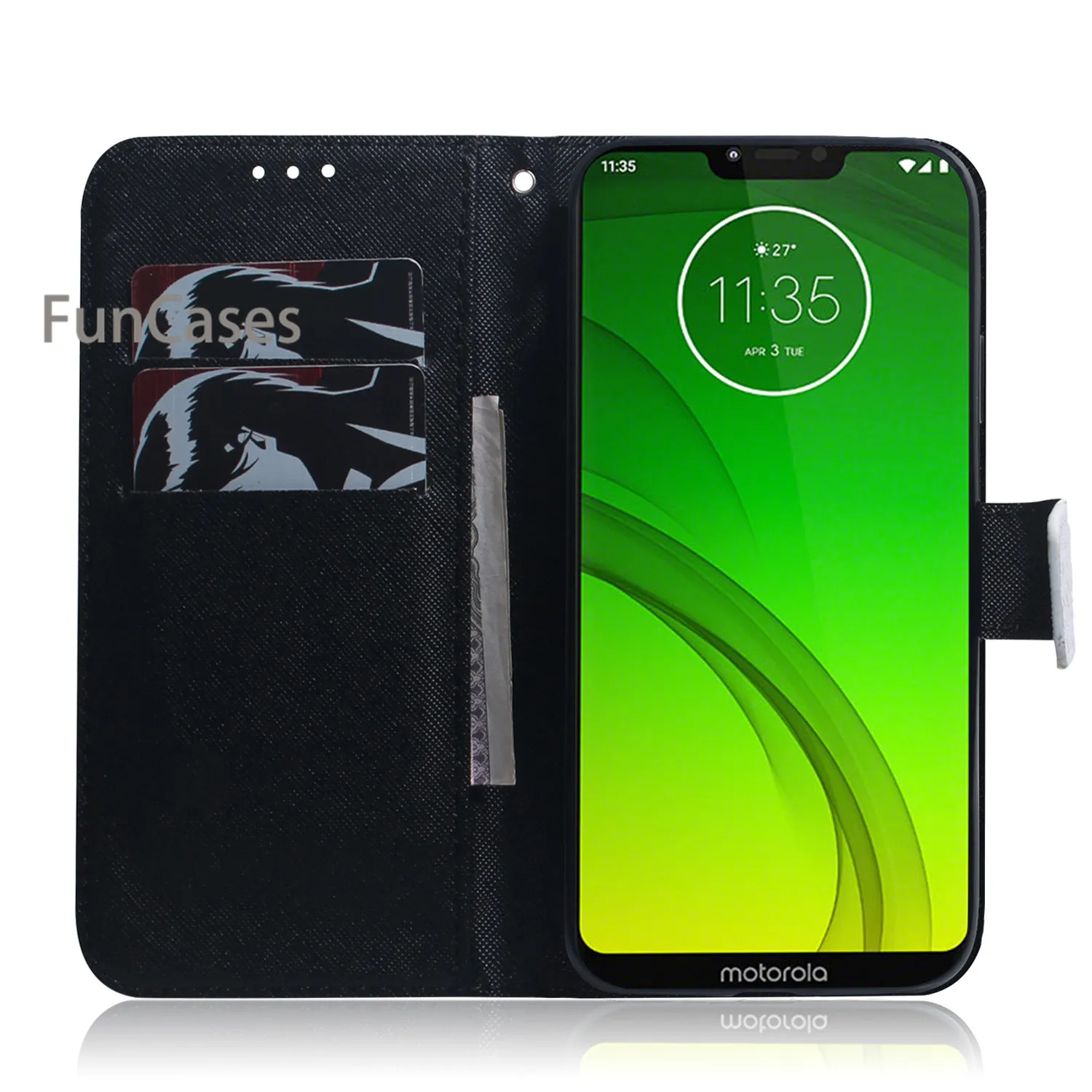 Чехлы для телефонов capinha Moto G7 power Magnolia из искусственной кожи чехол-кошелек СПС