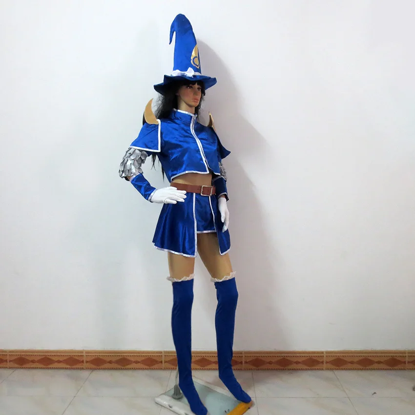 Фото LOL Luxanna Crownguard Lux The Lady of Luminosity Хэллоуин Униформа Костюм Косплей Настроить любой размер №5
