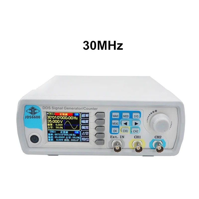 JDS6600 30 МГц цифровой LCD генератор сигналов произвольной волны DDS импульсный