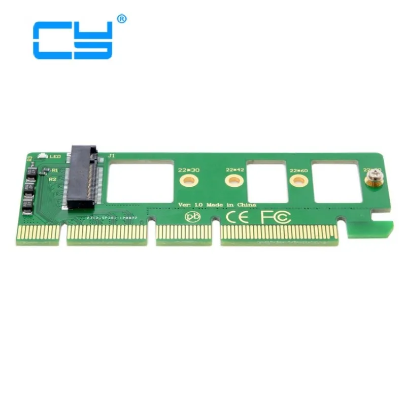 NGFF M key NVME AHCI SSD для PCI E 3 0 16x x4 адаптер XP941 SM951 PM951 A110 m6e 960 EVO SSD|Компьютерные кабели и