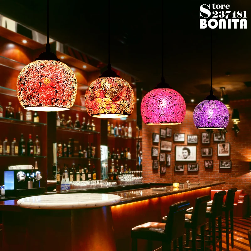 Маленькие европейские ретро лампы ночные клубы кафе бар дискотека вечерние