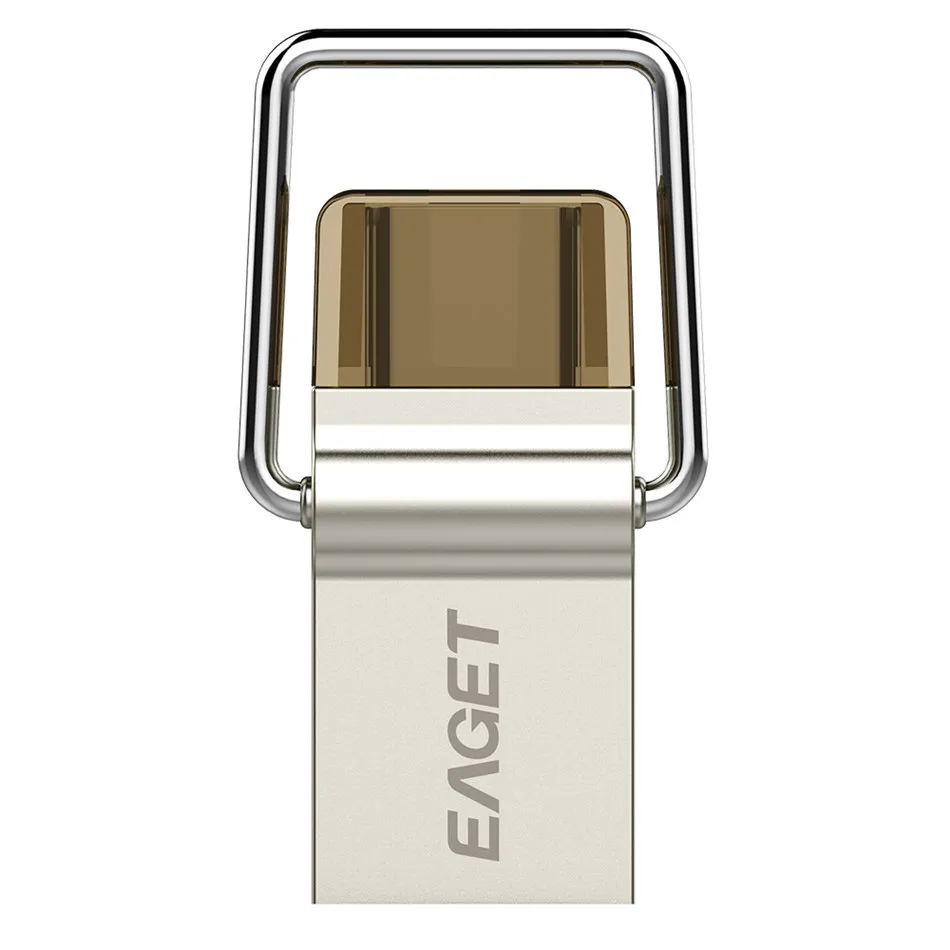 Eaget USB Флешка 32 ГБ OTG металла 3 0 Pen Drive Key Тип C накопитель мини U диск Memory Stick Лидер