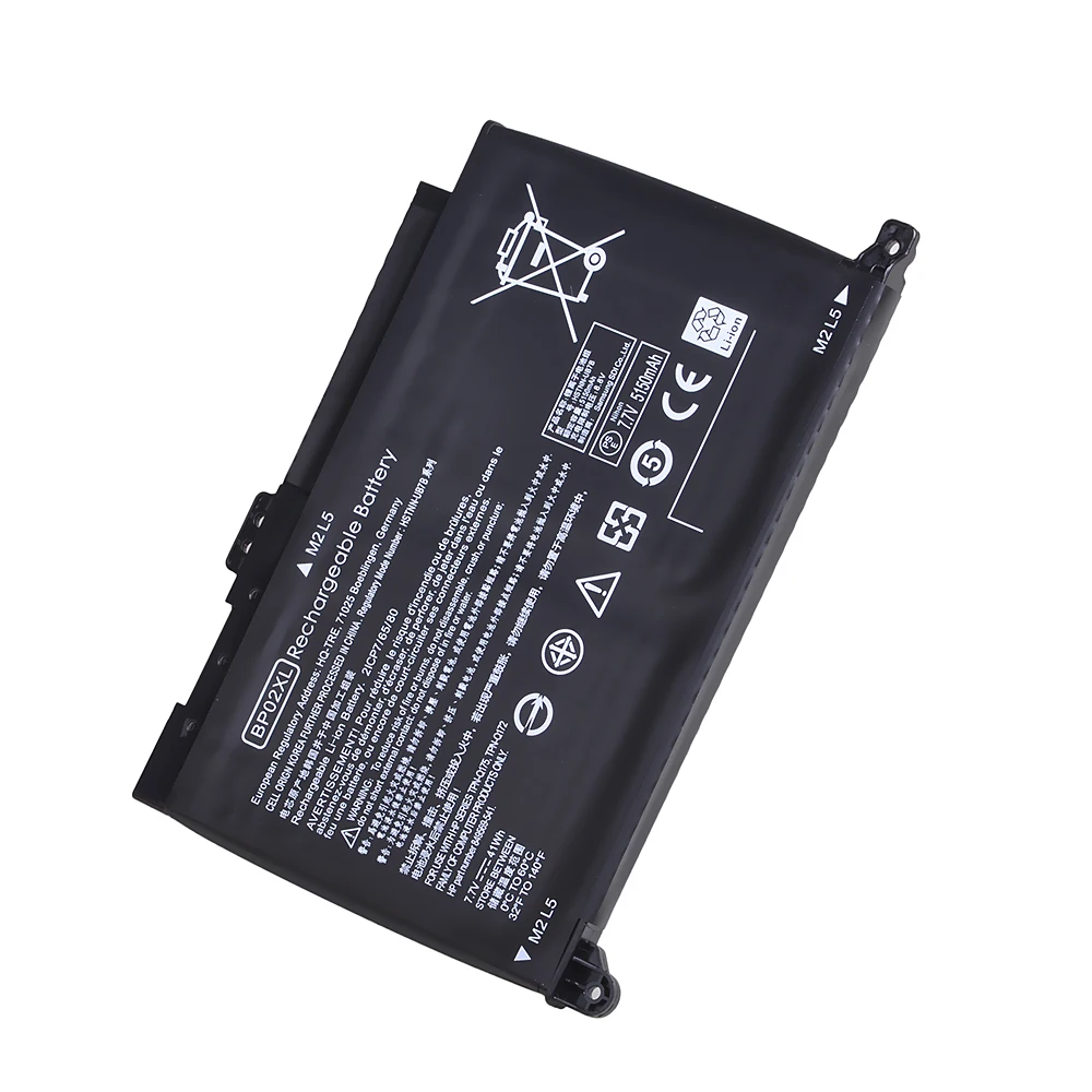 Tectra 7,7 В 41wh 5150 мА/ч, BP02XL ноутбук Батарея для hp павильон ПК 15 15-AU 849909-850(F9-21) 849569-421 HSTNN-LB7H BP02041XL