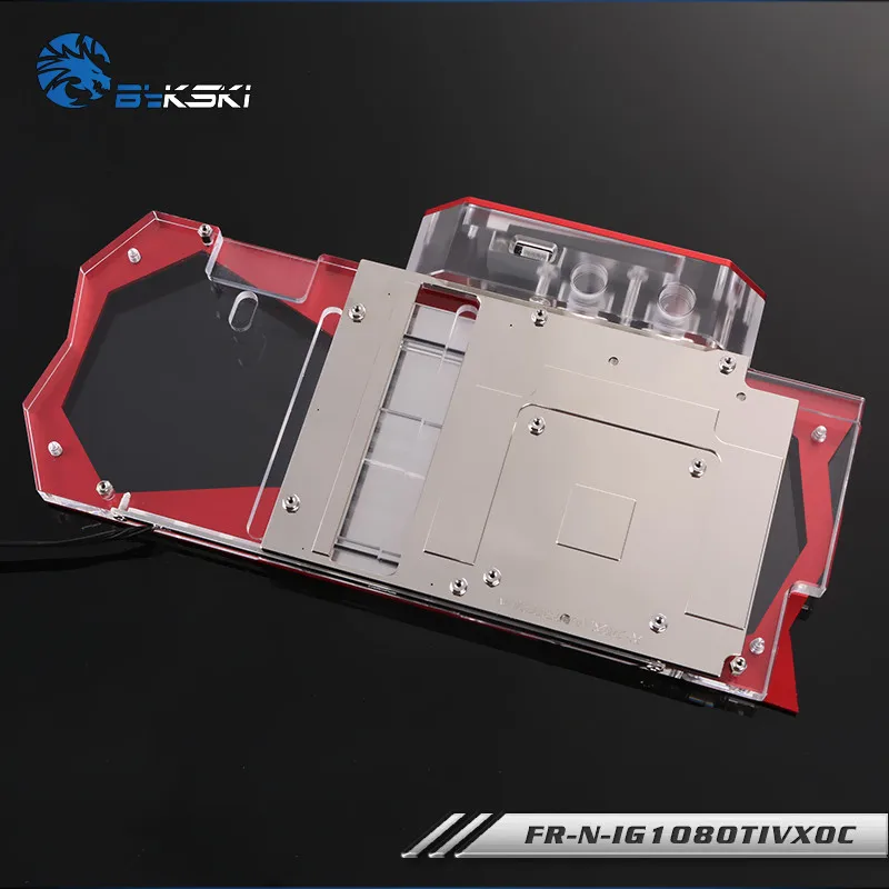 Bykski полный охват GPU Блок воды для VGA красочные iGame GTX 1080 Ti Vulcan X OC видеокарта FR N