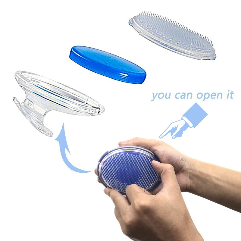 1 шт. волос Массажная Мягкая силиконовая кисть Материал здравоохранения шампунь