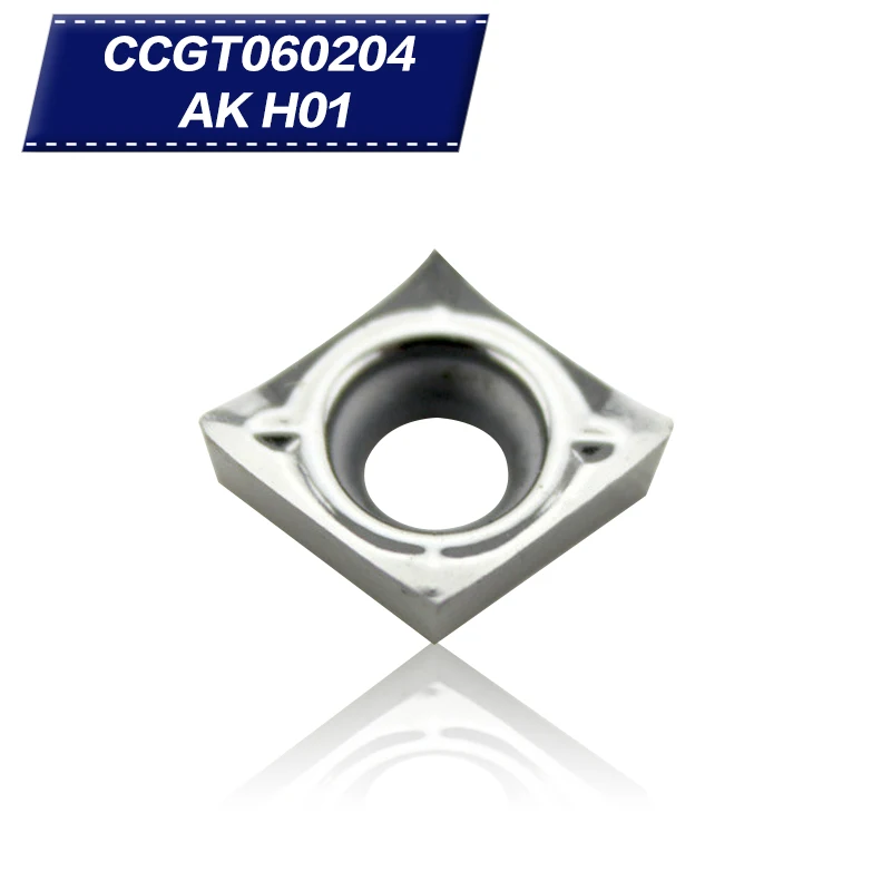 10 шт. CCGT060204 AK H01 CCGT21.51 алюминиевый режущий инструмент токарный инструмент с ЧПУ Инструменты AL+ оловянный сплав дерево