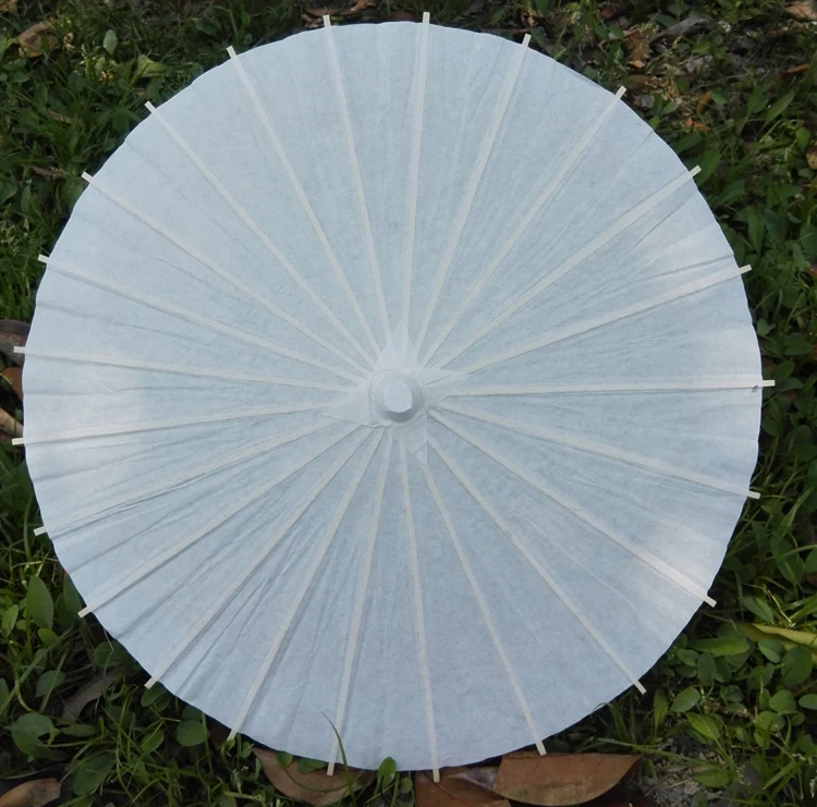 30 см белый бумажный зонт ручной работы свадебное украшение детский зонтик для