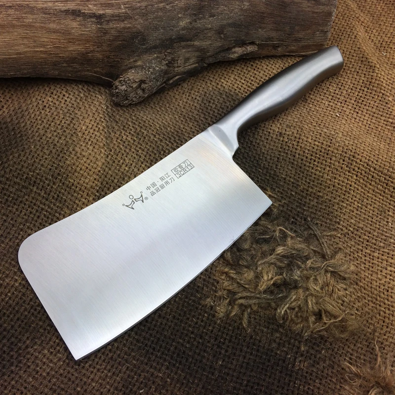 Лидер продаж стальные кухонные ножи без швов для резки рубки ломтики костей