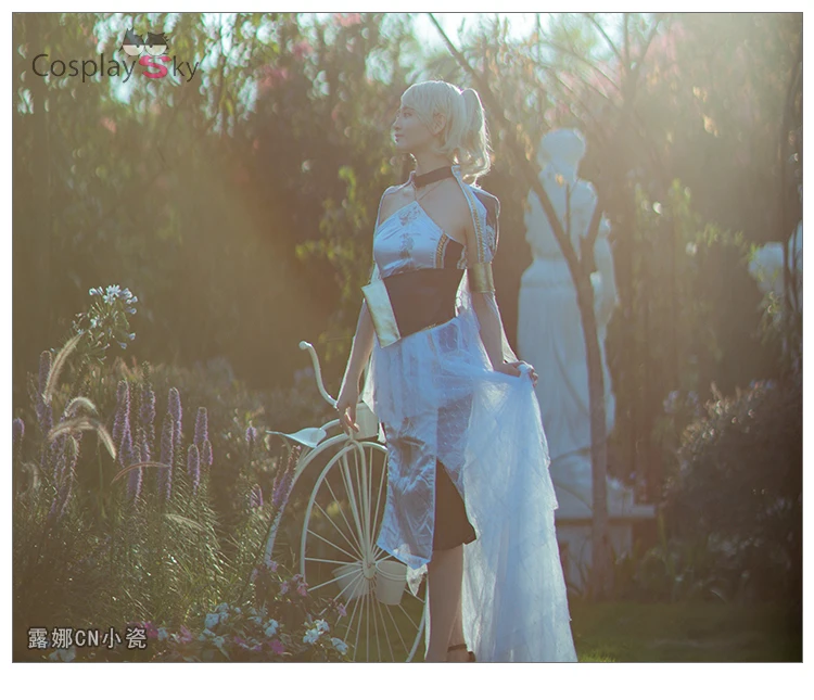 Final Fantasy XV Lunafreya Nox Fleuret платье косплей костюмы FF15 женские вечерние платья Хэллоуин
