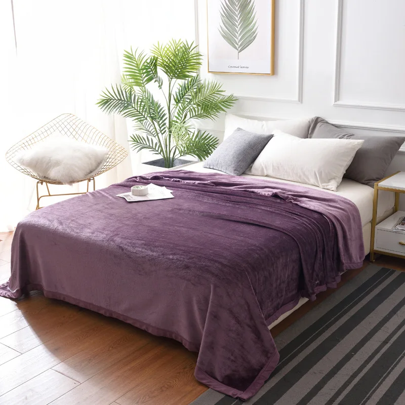 Мягкие теплые коралловые флисовые фланелевые одеяла для кровати покрывало