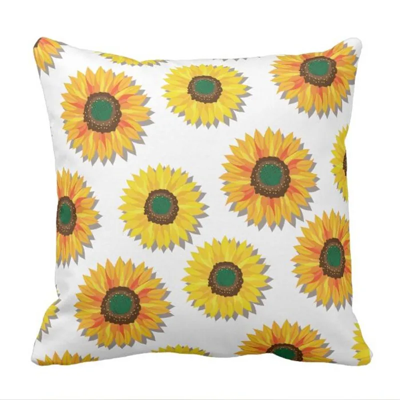 

Sunflower 01.1.9rd, Field of Sunflowers Throw Pillow case