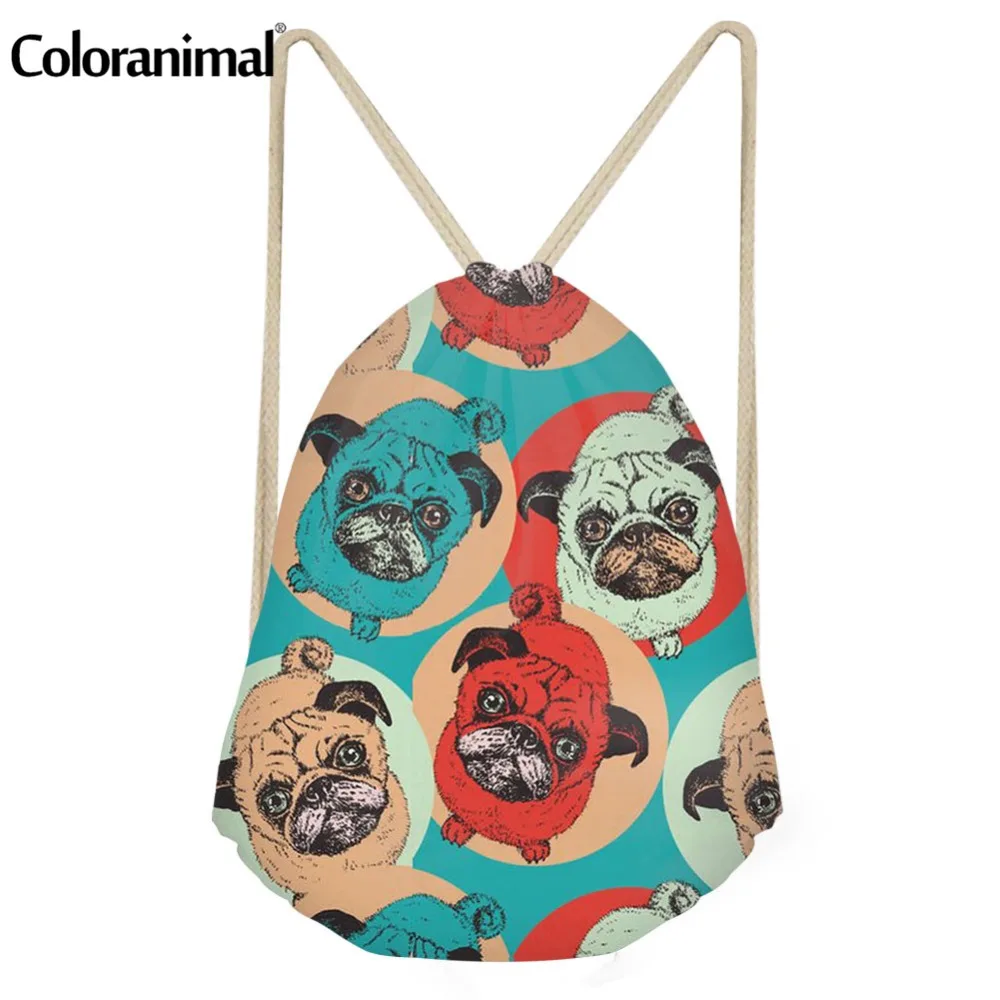 

Сумка-Рюкзак Coloranimal на шнурке для мужчин и женщин, 2019