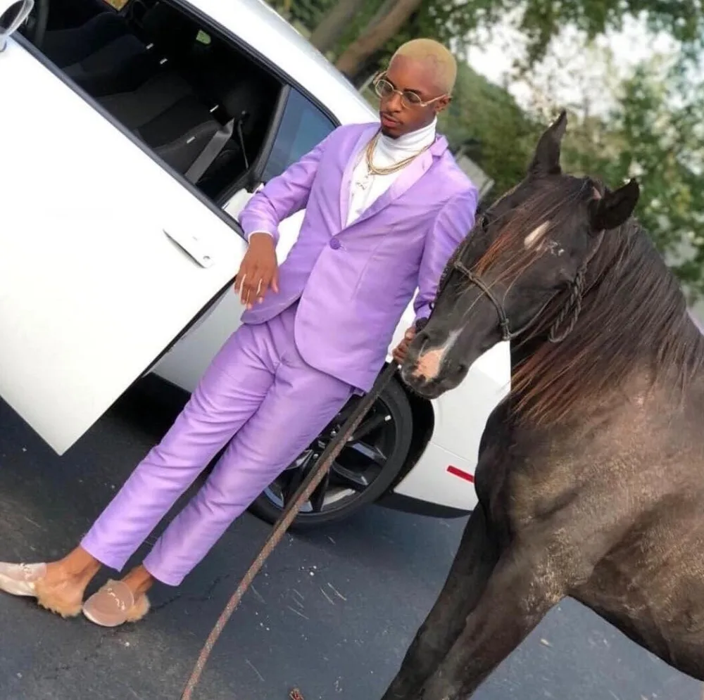 Индивидуальный Блестящий атласный мужской костюм для жениха свадебное платье с