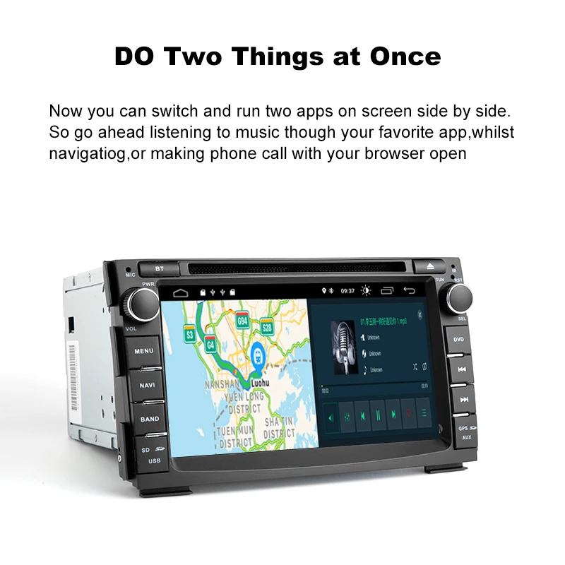 Автомобильный мультимедийный плеер IPS DSP 4 Гб 64 2Din Android 10 для Kia Ceed 2010 2011 2012 Venga