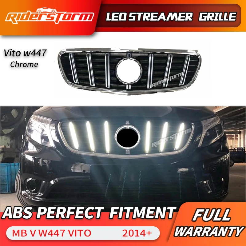 Светодиодная решетка для V Class W447 GT C180 C200 C250 C300|Гоночные решетки| |