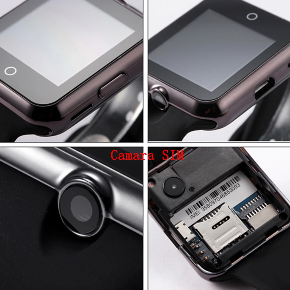 2016 Смарт Часы D3 Синхронизации Notifier Поддержка Камеры Sim карты Bluetooth Android Phone Mate PK