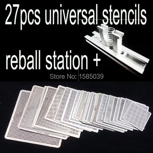 Фото Универсальный трафарет BGA 27 шт. универсальный прямая Тепловая - купить