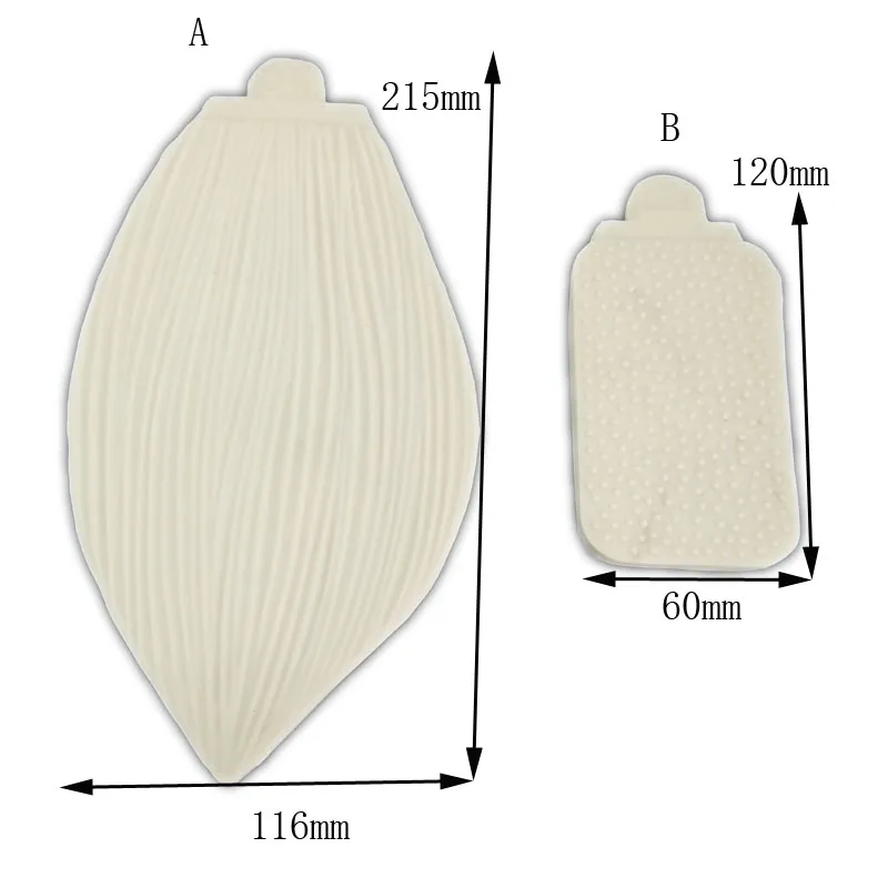 Новая большая силиконовая форма в виде листка украшение для свадебного торта